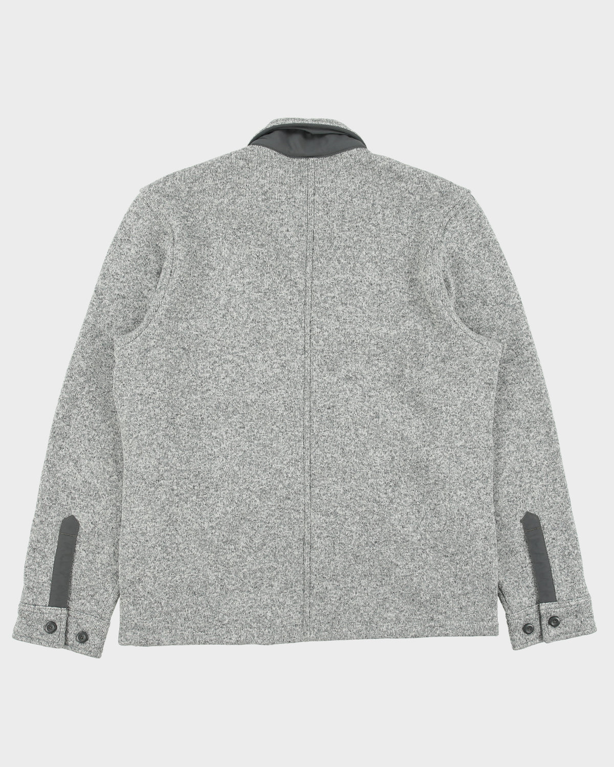 Patagonia Marl Grey Better Sweater Knit Fleece Over Shirt Shacket - M
