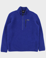 Patagonia Cobalt Retro Pile Better Sweater Half-Zip Sherpa Fleece - L