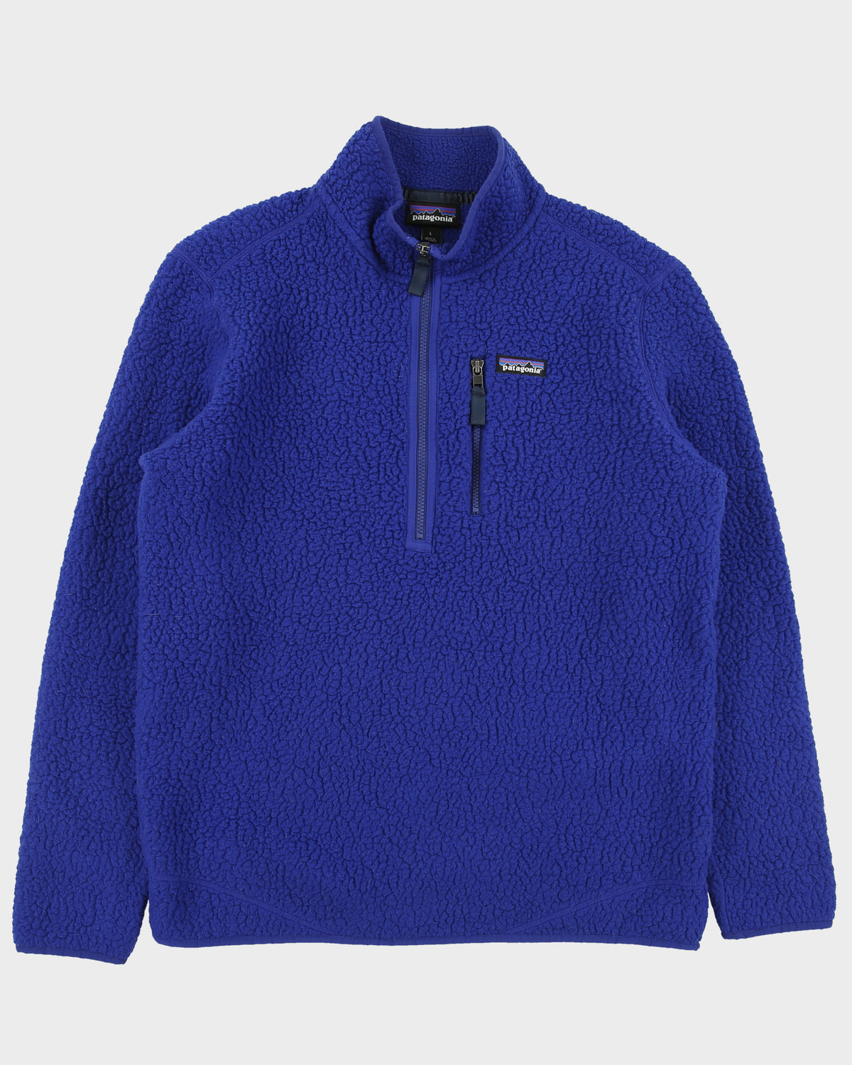 Patagonia Cobalt Retro Pile Better Sweater Half-Zip Sherpa Fleece - L