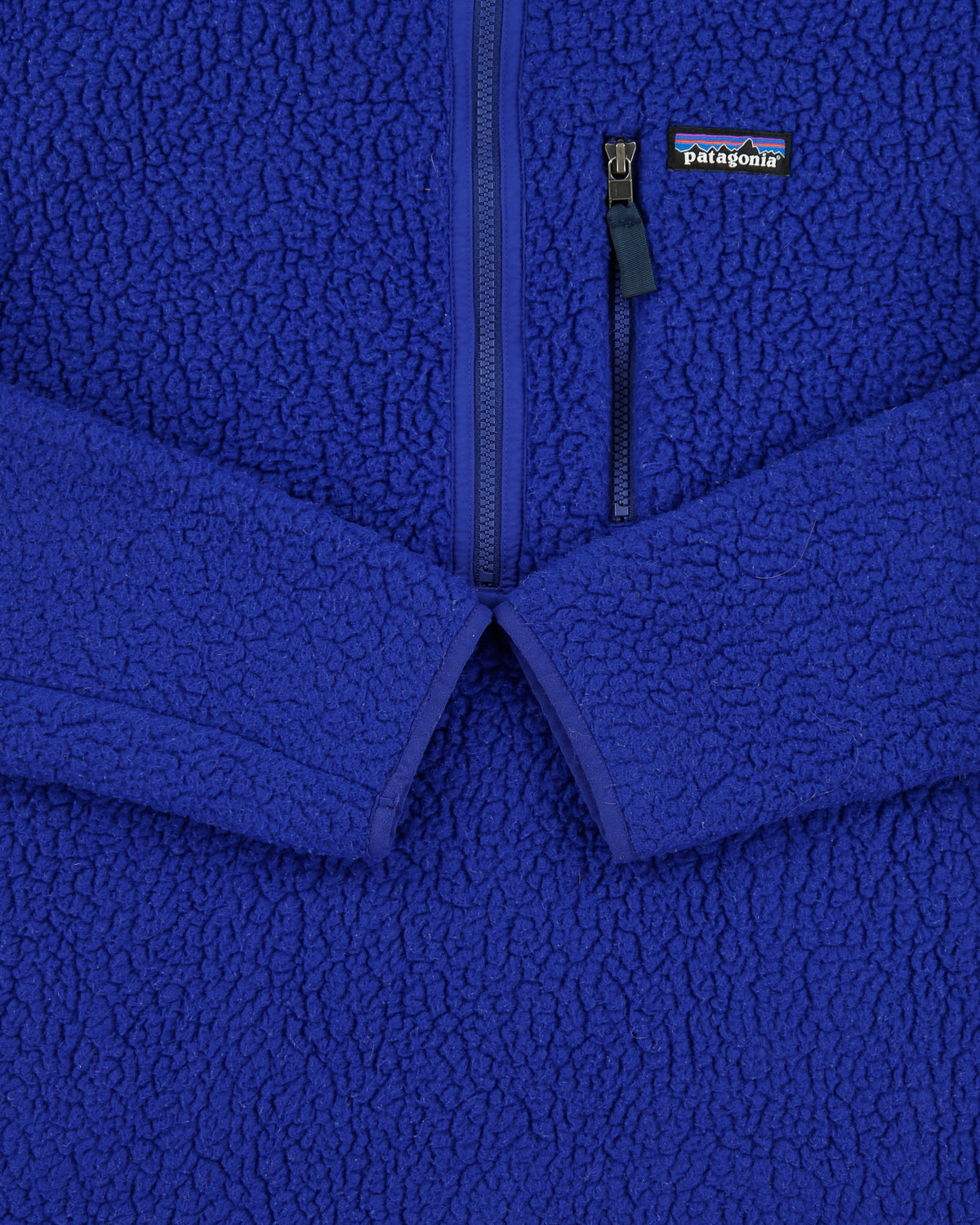 Patagonia Cobalt Retro Pile Better Sweater Half-Zip Sherpa Fleece - L