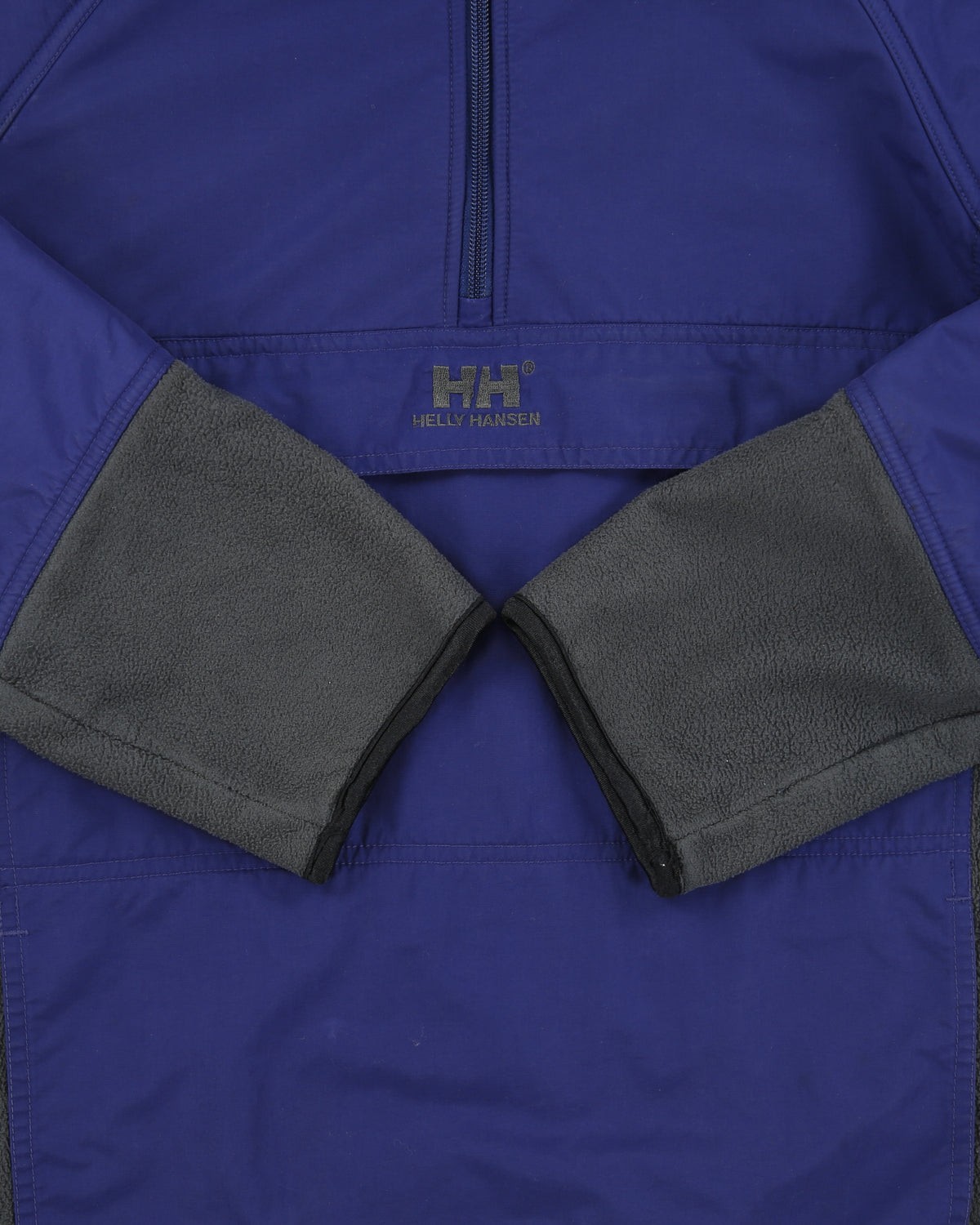 Vintage 1990s Helly Hansen Two-Tone Shell Polartec Quarter-Zip Fleece - S
