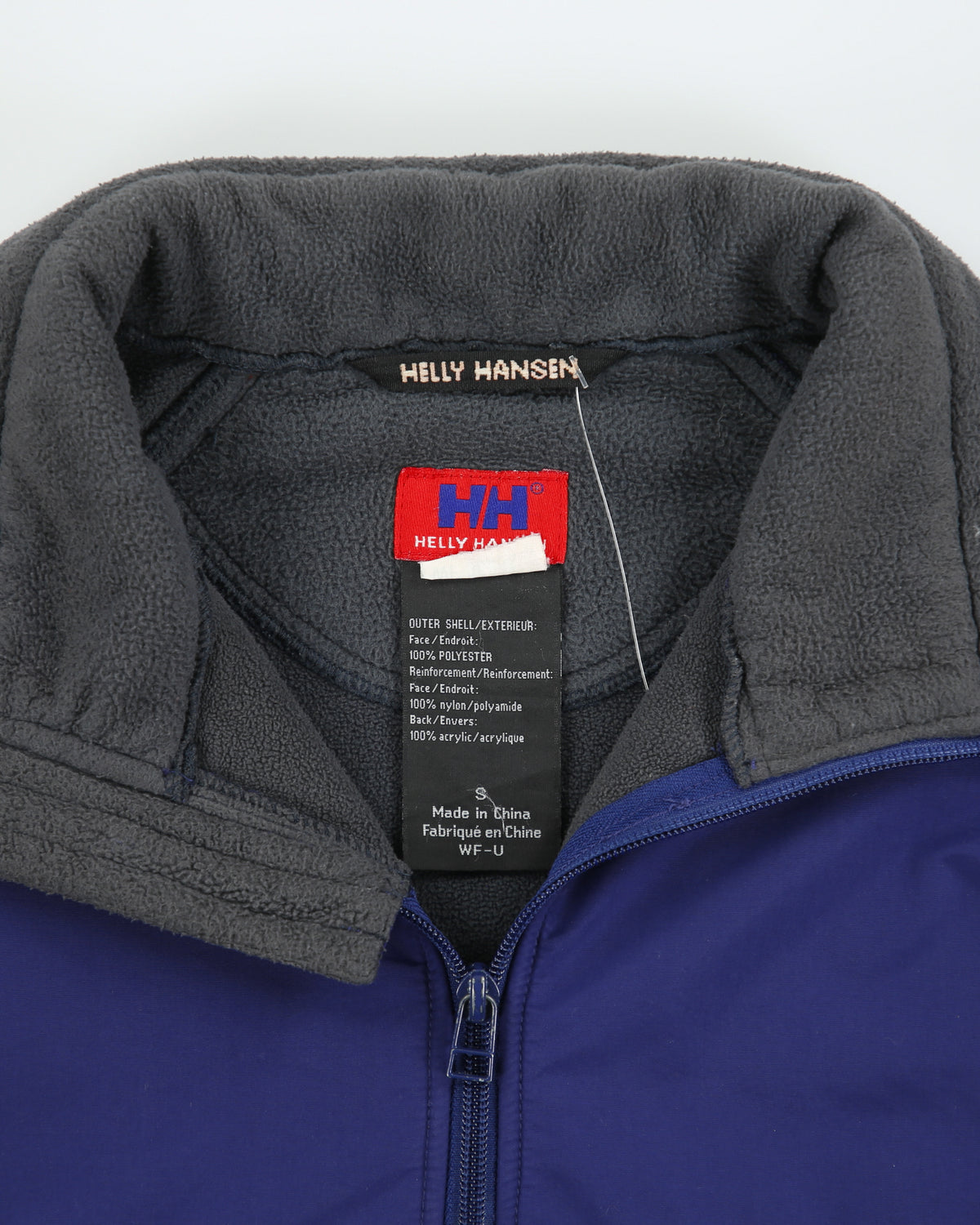 Vintage 1990s Helly Hansen Two-Tone Shell Polartec Quarter-Zip Fleece - S