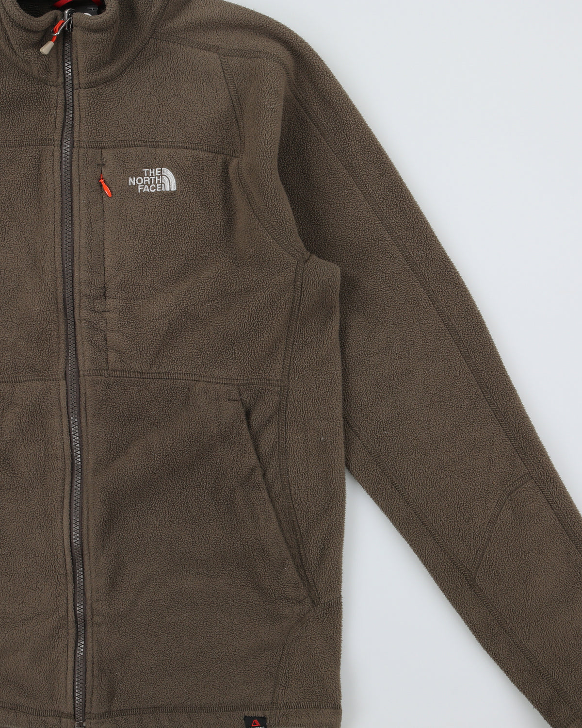 Vintage The North Face Khaki Polartec Full-Zip Jacket Fleece - M