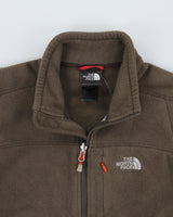 Vintage The North Face Khaki Polartec Full-Zip Jacket Fleece - M