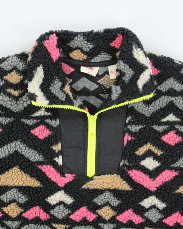 Levi's Kangaroo Pouch Quarter Zip Fleece - M