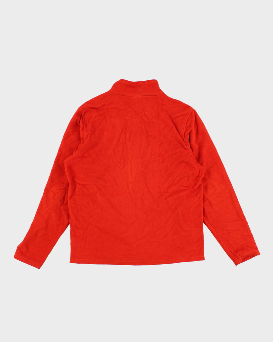 Columbia Orange Zip Up Fleece - M