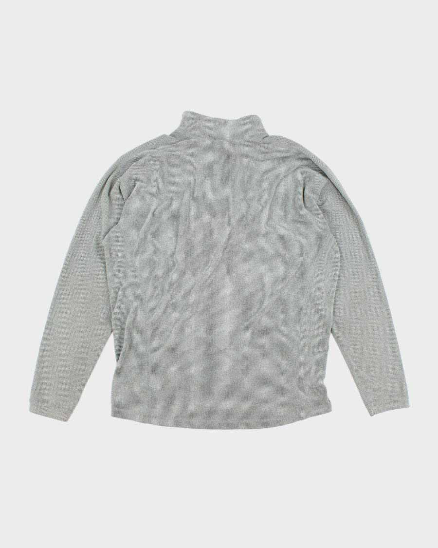 Arc'teryx Grey Polartec Quarter Zip Fleece - L