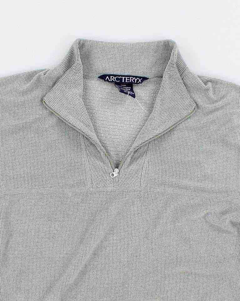 Arc'teryx Grey Polartec Quarter Zip Fleece - L