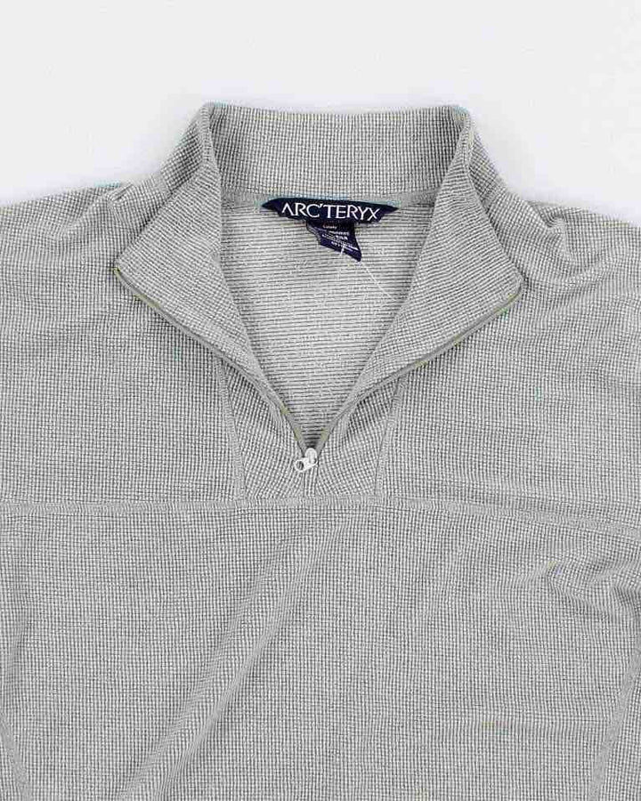 Arc'teryx Grey Polartec Quarter Zip Fleece - L