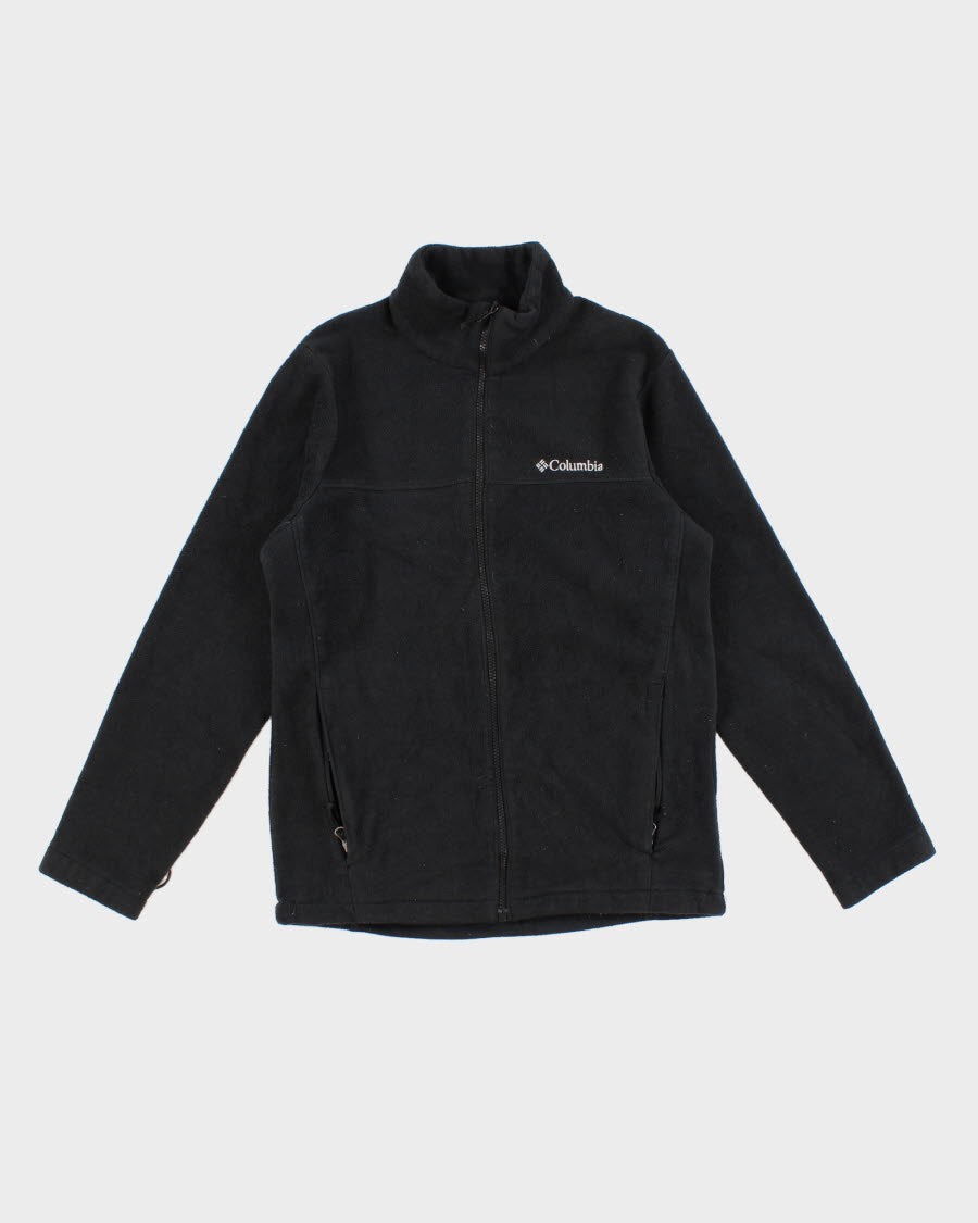 Columbia Black Zip Up Fleece - S