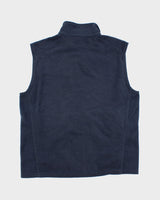 Columbia Navy Zip Up Sleeveless Fleece - L