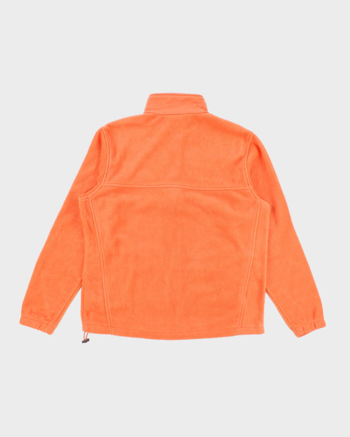 Columbia Orange Zip Up Fleece - L