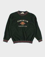 Vintage Second Skin Embroidered Pullover Fleece - M