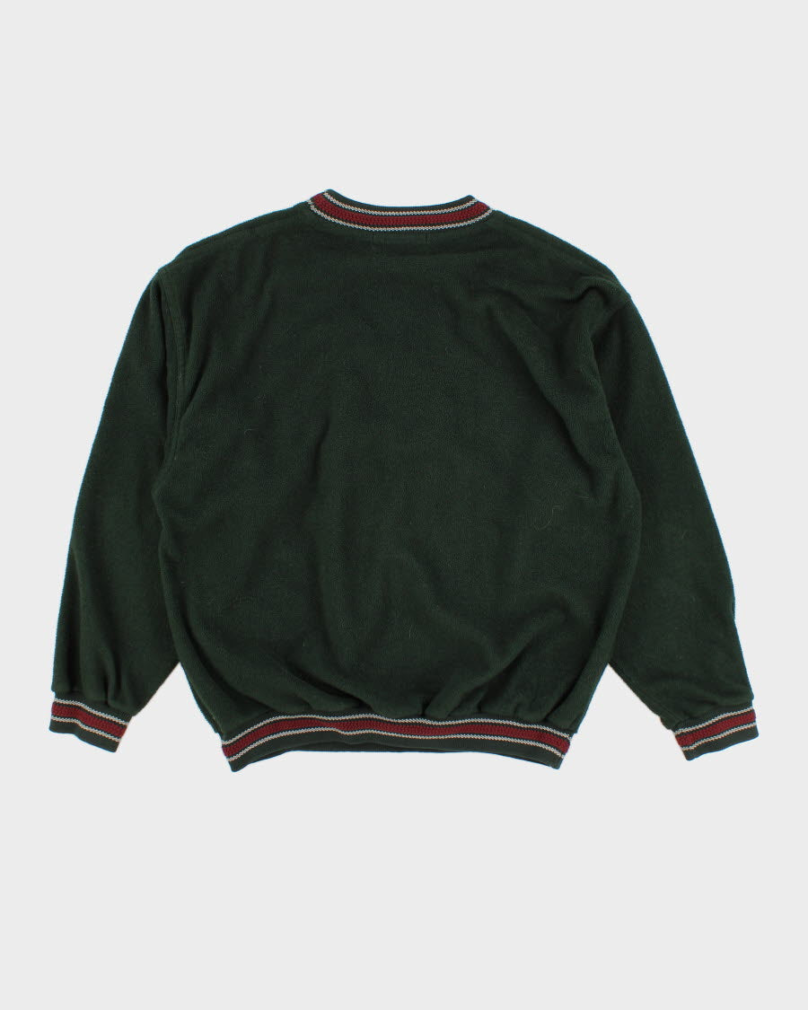 Vintage Second Skin Embroidered Pullover Fleece - M