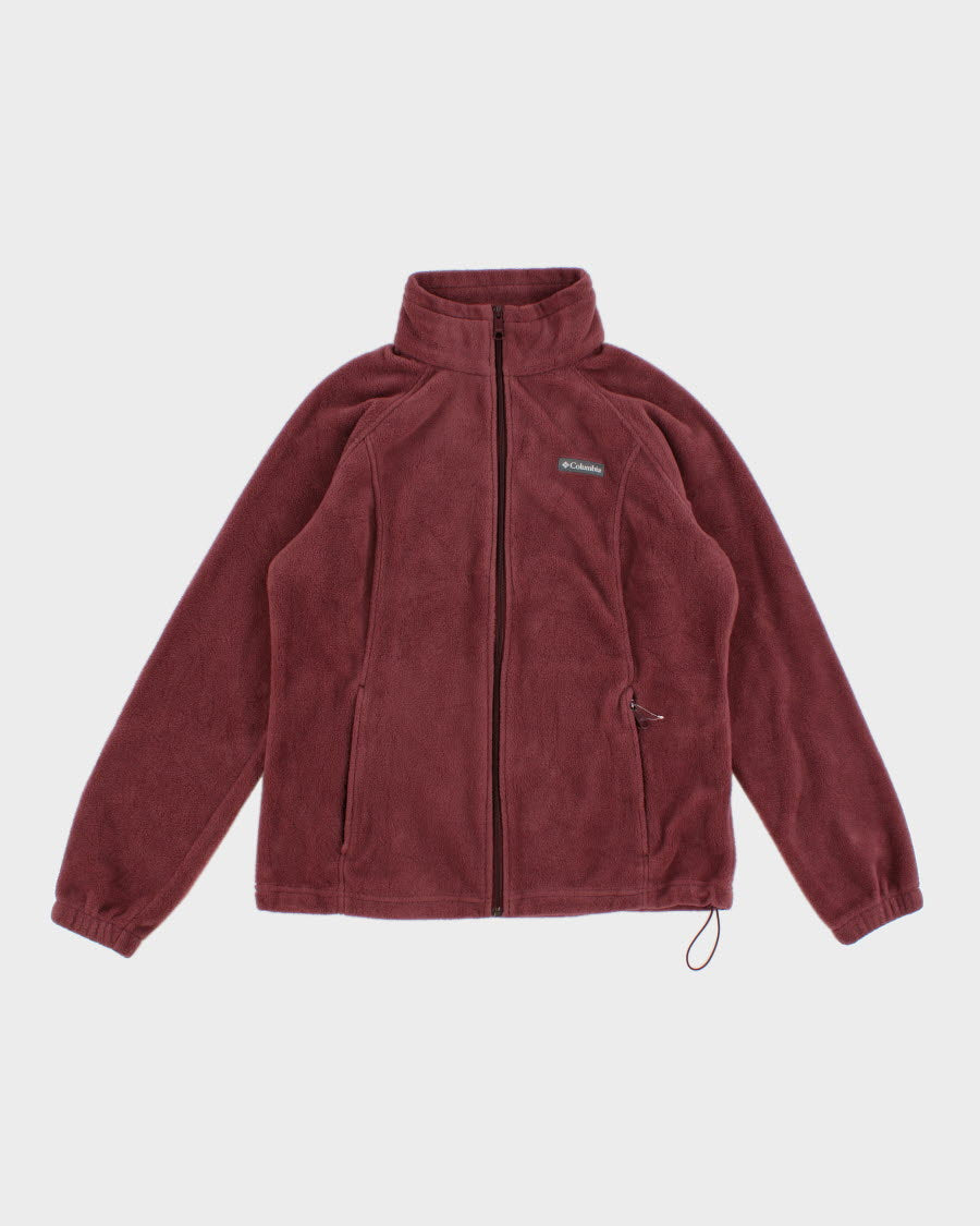 Columbia Plum Zip Up Fleece - L