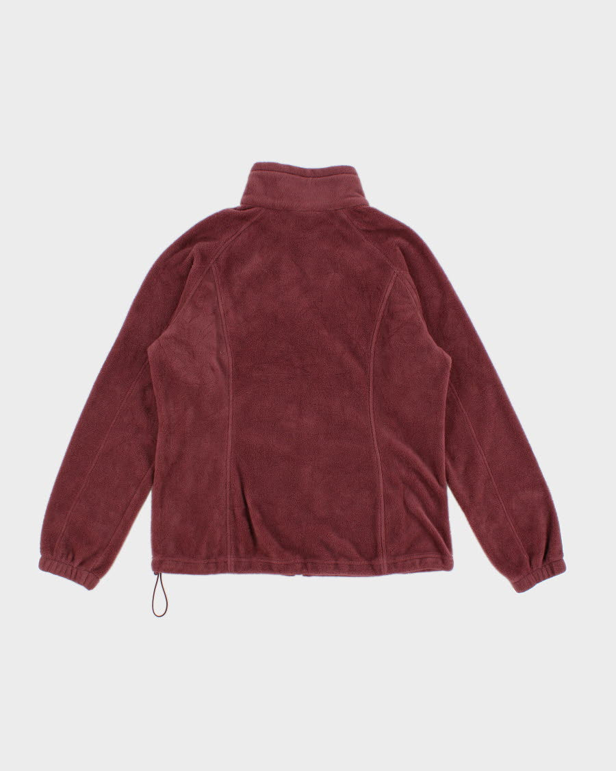 Columbia Plum Zip Up Fleece - L
