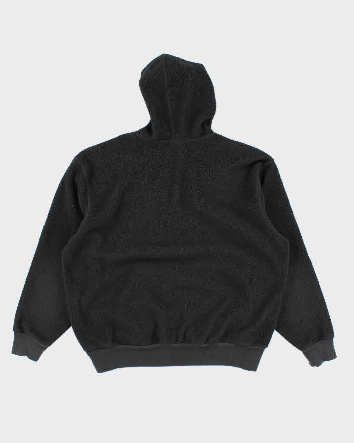 Mens Black Champion  Quarter Zip Fleece - XL