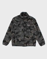 Mens Camouflage Columbia Zip Up Fleece - L