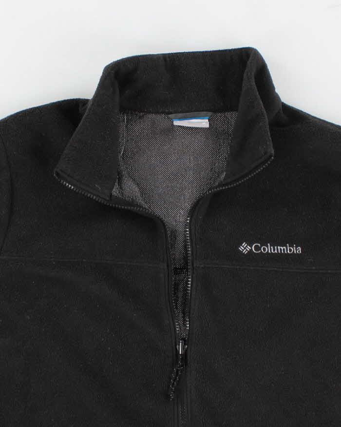 Mens Grey Columbia Zip-Up Fleeces - M