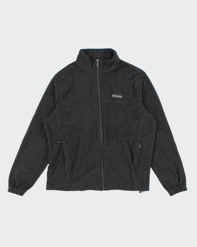Mens Grey Columbia Zip-Up Fleeces - XL