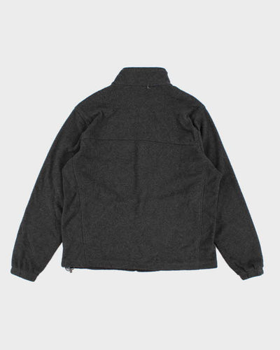 Mens Grey Columbia Zip-Up Fleeces - XL