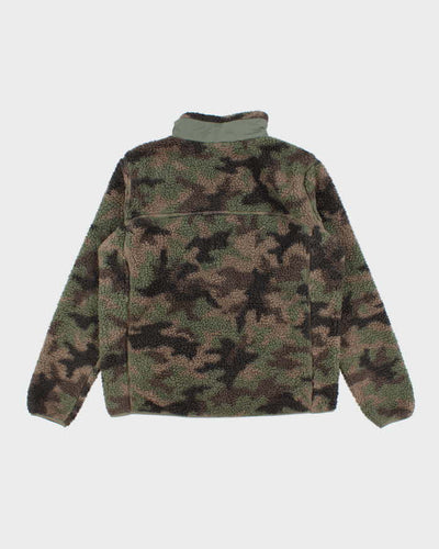 Men's Camouflage Columbia Zip Up Fleece - XL