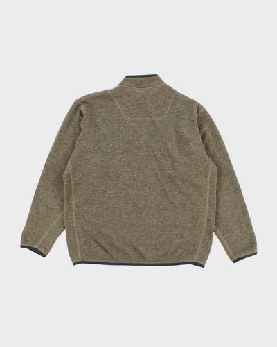 Mens Green Arc'teryx Quatre Zip Fleece - S