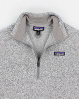 Women's Grey Patagonia Half Zip Fleece - M