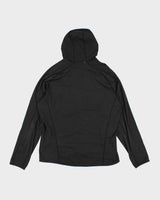 Mens Black Arc'teryx Zip Up Hooded Fleeces - L