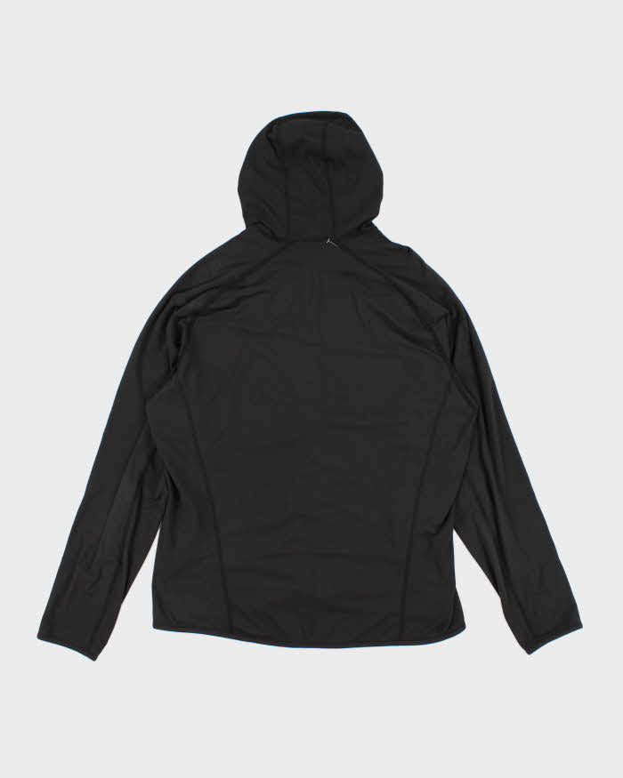 Mens Black Arc'teryx Zip Up Hooded Fleeces - L