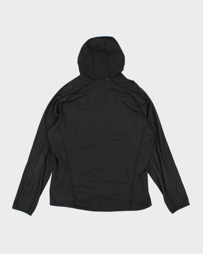 Mens Black Arc'teryx Zip Up Hooded Fleeces - L