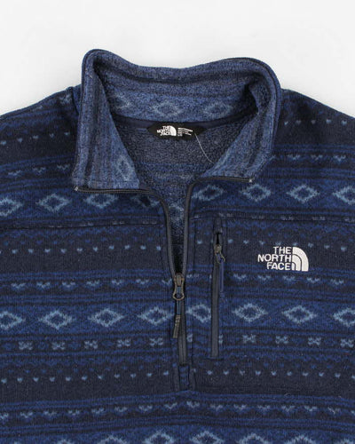 The North Face Patterned Half Zip Fleece - L