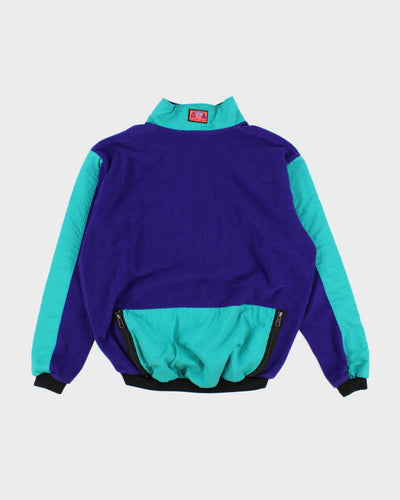Vintage 80s/90s Activa Colourblock Fleece - L