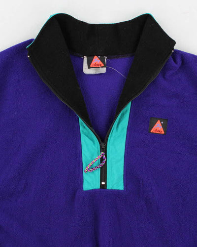 Vintage 80s/90s Activa Colourblock Fleece - L