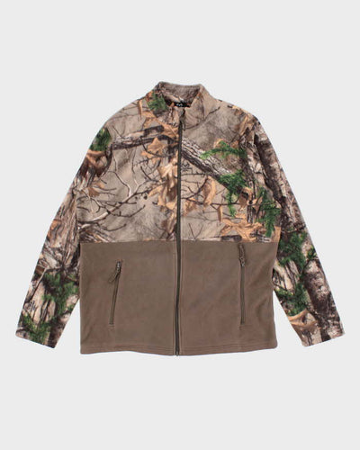 Real Tree Camouflage Fleece - L