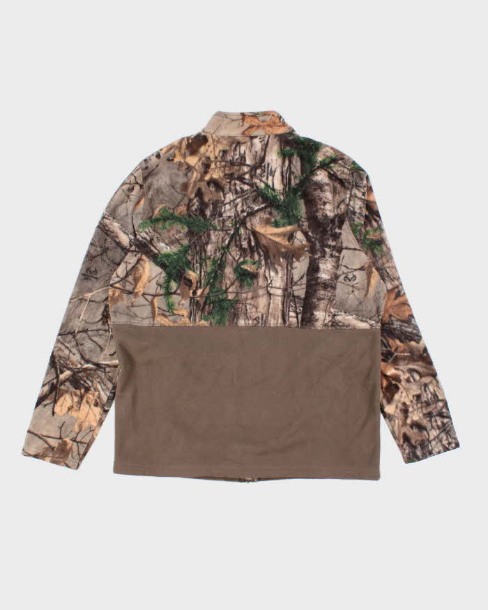 Real Tree Camouflage Fleece - L