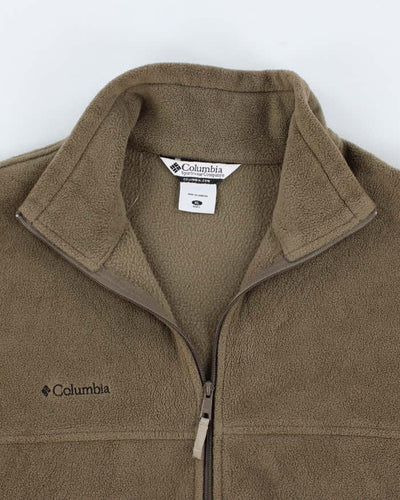 Men's Brown Columbia Zip Up Fleece - XL