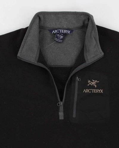 Mens Arc'teryx  Black Half Zip Fleece - XL
