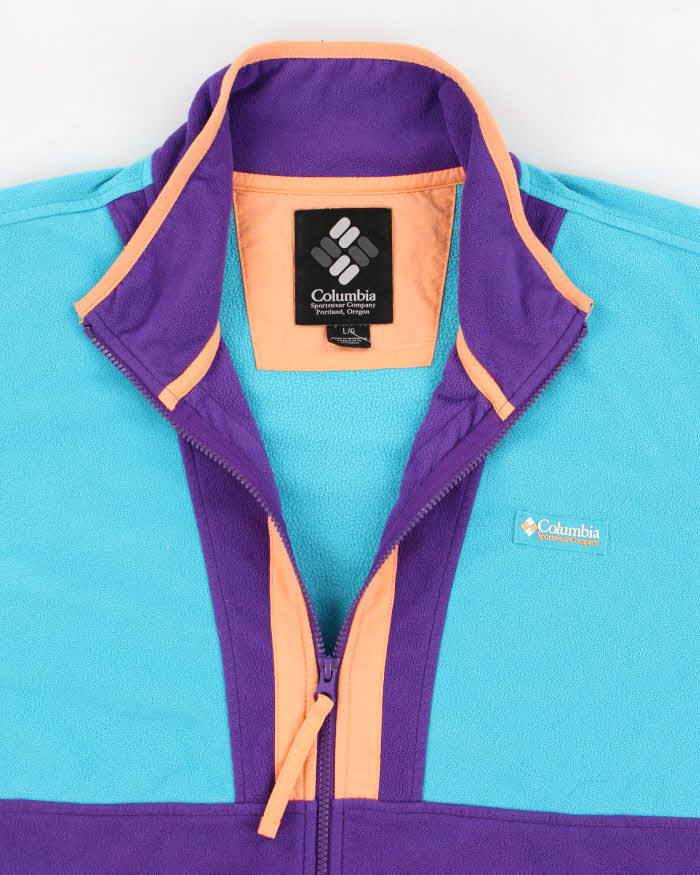 Vintage 90's Men's Colourful Columbia Fleece - L