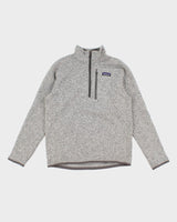 Patagonia Quarter Zip Grey Fleece - M