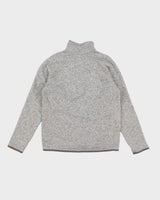Patagonia Quarter Zip Grey Fleece - M