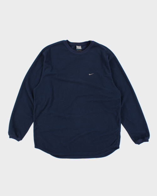 Vintage Y2K Nike Pullover Fleece Sweatshirt - M