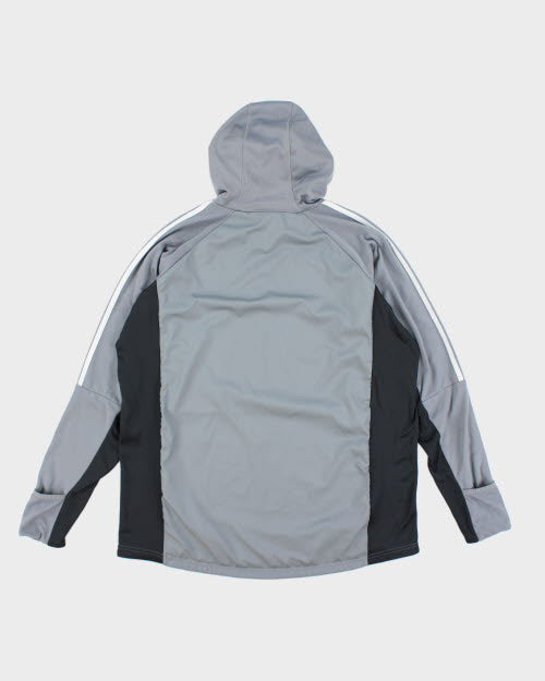 Manchester United Fleece Lined Lightweight Hooded Pullover - XL