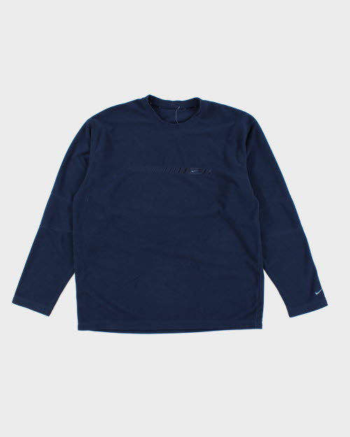 Vintage Nike Spell Out Pullover Fleece - M