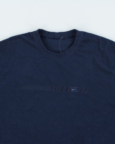 Vintage Nike Spell Out Pullover Fleece - M