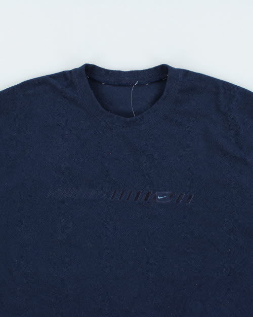 Vintage Nike Spell Out Pullover Fleece - M