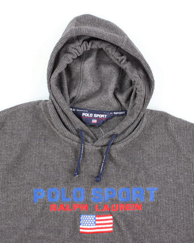 Vintage Polo Sport Ralph Lauren Hooded Pull-over - M