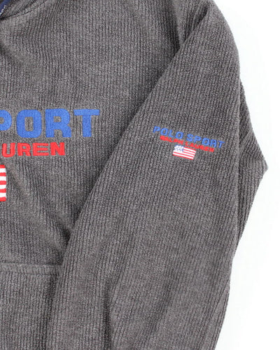 Vintage Polo Sport Ralph Lauren Hooded Pull-over - M