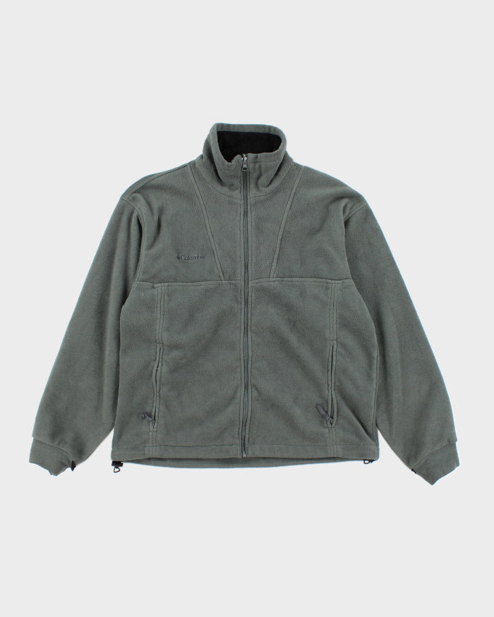 Columbia Full-zip Grey Fleece - M