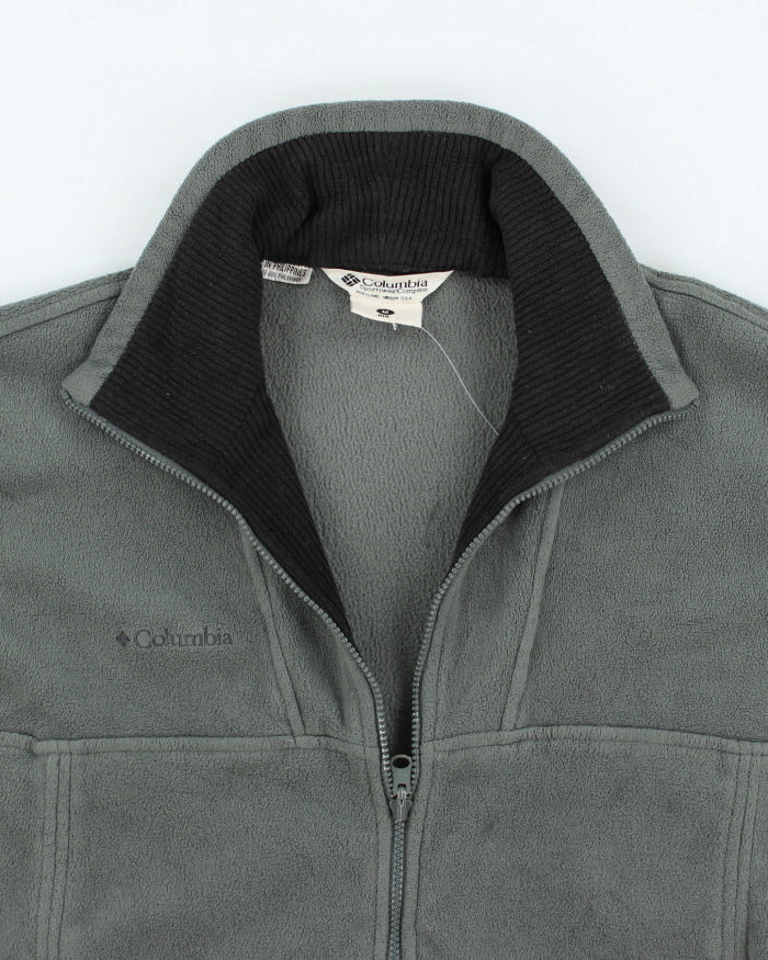 Columbia Full-zip Grey Fleece - M